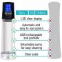 Male USB Rechargeable Electric Vacuum Pump Enhâncêr Manual P-ênîs Enlargement Pump