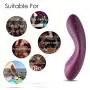 SVAKOM Echo Violet - Rechargeable, Tongue-Shaped Vibrator - Waterproof Dildo - Vibrating Personal Massager - Sex Toys for Women & Couples - Intelligent & Quiet