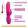 Aiwo-zdb Excited Experience 7 Speeds of Vibration Modes Body Massager, Dual Motor Thrusting & Rotating USB Rechargeable Massager, Intelligent Heating, Whisper Quiet & Waterproof (Pink) Tshirt Perfect