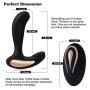 Vibrating Massager with 12 Modes Waterproof USB Charge Massage for Men