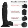Asdfgh Lifelike Big Monster Waterproof Handsfree Handheld Private Tool for Women Couples, Pleasure Massaging Wand Pleasure (Color : Black) Asdfgh Lifelike Big Monster Waterproof Handsfree Handheld Private Tool for Women Couples, Pleasure Massaging Wand Pleasure (Color : Black)