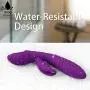 Wireless Vibration Massager, Personal Handheld Wand Massager with Dual Motors USB Rechargeable Waterproof Massager for Therapeutic and Relaxation-Purple Wireless Vibration Massager, Personal Handheld Wand Massager with Dual Motors USB Rechargeable Waterproof Massager for Therapeutic and Relaxation-Purple