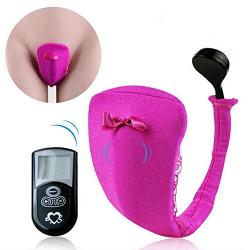 Wearable Panty Vibrator Vibrating Panties Silent Cozy Massage Panties C String Underwear Massager Wireless Remote Control Vibrators 10 Speeds Invisible Underwear Sex Toy for Woman