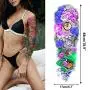 Sleeve Tattoos for Women Teen Girls and Kids,Full Arm Japanese Tattoo Flowers,Waterproof and Long-Lasting Body Art Realistic Tattoo Stickers Sleeve Tattoos for Women Teen Girls and Kids,Full Arm Japanese Tattoo Flowers,Waterproof and Long-Lasting Body Art Realistic Tattoo Stickers
