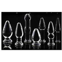 Loveria 7 Types Set Crystal Glass Anal Plug