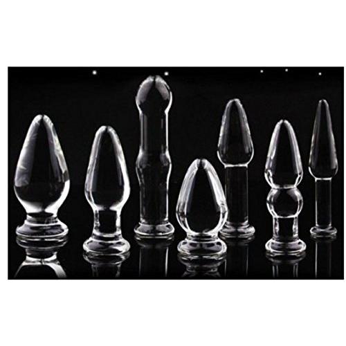 Loveria 7 Types Set Crystal Glass Anal Plug