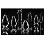 Loveria 7 Types Set Crystal Glass Anal Plug Loveria 7 Types Set Crystal Glass Anal Plug
