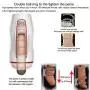Male Masturbator Cup, Powerful Thrusting Automatic Male Masturbation Cup Electric Sex Toys for Men 3D Realistic Lifelike Vibrating Piston Multi Modes (Pink)