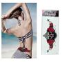 6 Pcs Sexy Temporary Tattoos Stickers Women Body Necklace Design Sticker for Party Festival Beach Pool Pinkiou (6 Sheets)