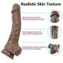 WYSXQ Adjustable 9.45 Inch Huge Massager Brown -ggxxkk WYSXQ Adjustable 9.45 Inch Huge Massager Brown -ggxxkk
