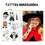 Halloween Tattoos for Kids, 100 Styles Assorted Halloween Temporary Tattoos Waterproof Glow in the Dark Stickers Party Favors for Adult Kids Halloween Trick or Treat Ghost Monster Pumpkin Tattoos Halloween Tattoos for Kids, 100 Styles Assorted Halloween Temporary Tattoos Waterproof Glow in the Dark Stickers Party Favors for Adult Kids Halloween Trick or Treat Ghost Monster Pumpkin Tattoos
