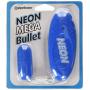 Pipedream Neon Luv Touch Neon Bullet Vibrator, Blue