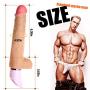 Vibrator Dildo Sex Machine for Women, Thrusting Dildo Vaginal Clit Stimulation Anal Play with 2 Thrusting Actions 7 Vibration Modes Flexible Stretching Sex Toy Love Machine