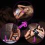 Hismith Rotating Rabbit Vibrator, Mulit-Speed Thrusting Didlo with Powerful Suction Cup, Rechargeable G Spot Dildo Vibrator with Remote Control,Vibe Sex Toys for Couples (Rotating Dildo Vibartor)