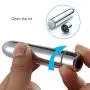Bantie Mini Pocket Bullet Vibrator Massager Rechargeable for Travel - Vibrating Mini Wand Portable Waterproof Bullet Viberate Toys & Waterproof Dildo Adult Sex Toy-Silver Bantie Mini Pocket Bullet Vibrator Massager Rechargeable for Travel - Vibrating Mini Wand Portable Waterproof Bullet Viberate Toys & Waterproof Dildo Adult Sex Toy-Silver