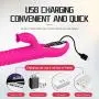 Silent Dual Motor Sucking USB Cable Rechargeable Pleasure 12 Speeds Mode Long Waterproof Wireless Telescopic Cordless Rábbít Vǐbrǎtǒr for Neck Shoulder Back Suction Vibrating Rose Silent Dual Motor Sucking USB Cable Rechargeable Pleasure 12 Speeds Mode Long Waterproof Wireless Telescopic Cordless Rábbít Vǐbrǎtǒr for Neck Shoulder Back Suction Vibrating Rose
