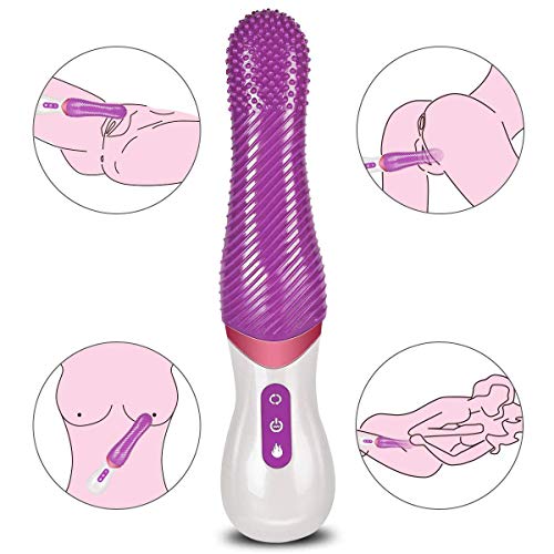 Clitoral Tongue Vibrator 360° 7x7 Vibration Rotation Combinations for Realistic Oral Sex Fun, PALOQUETH Rechargeable Clit Stimulator G Spot Vibrator with Heating Function for Intense Stimulation