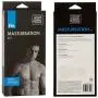 CalExotics His Masturbation Kit - Male Silicone Masturbator Sleeve - Adult Male Cock Ring Sex Toy Set - Clear