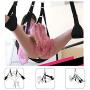 InvincibleFun Female Training Romantic Ceiling Hanging Swing Set Yoga Swing Safety and Health Séx Swing for Couple Support 600 Ibs Black Powerful Scene Props Joy