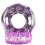 3Pcs Orgasmic Vibrating Erection Ring, Purple