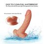 Yasuodd Lifelike for Women 6.29 Inch Women Massager with Strong Suction Cup (Color : Skin)
