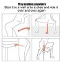 NaNIU Massaging Stick Huge Big Strap On Flexible Medical-Grade Silicone Stick Extra Long Lifelike Massager