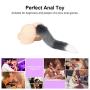 UTIMI Butt Plug 15.7" Fox Tail Stainless Steel Anal Stopper Cosplay Plug Smooth Anus Sex Toy for Women(Faux)