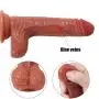 Dǐldo with Suction Cup for Women Hands Free Smooth Surfaces Real Pěnis Replica Massagěr Toyfor Both Vaginal and Anal Use