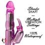 LeLuv Rabbit Vibrator Waterproof Bath Time Bunny Bundle with Mini Bullet Massager Pink