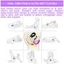 Full Silicone Couples Vibrator with Dual Motors 10 Powerful Vibration Modes,Orlupo Remote Control Clitoral Clit G Spot Vibrators,Rechargeable Waterproof Stimulator,Adult Sex Toys for Women and Couples