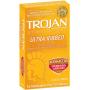 Trojan Stimulations Ultra Ribbed Spermicidal Condoms, 12ct