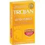 Trojan Stimulations Ultra Ribbed Spermicidal Condoms, 12ct