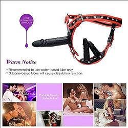 Strapon Dildo 3 Removeable Silicone Dildos with Harness Belt Feelingirl SM Sex Toys for Men and Women, Female Massage Masturbation Toys Strap on Harness Dildos for Women & Lesbian Couples