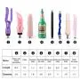 Y-Not Automatic Sex Love Machine Sex Toys Multispeed Adjustable F Machine Thrusting with 8 Attachments Dildo Suction Cup Masturbator Adult Toy