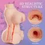 Sex Doll Male Masturbator with Vagina and Anal, 3D Realistic Love Doll with Torso for Men Masturbation, Fondlove Male Sex Toy with Pussy Ass Butt (with Torso) Sex Doll Male Masturbator with Vagina and Anal, 3D Realistic Love Doll with Torso for Men Masturbation, Fondlove Male Sex Toy with Pussy Ass Butt (with Torso)