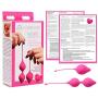Savvy Dr. Fulbright Silicone Kegel Exercise Kit With Instruction Guide, Pink, 3.4 ounces