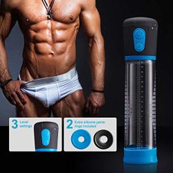 DNWUA-SHIRT Toys Adullt Sexxhp Toys Automatic P`ênís P-ump En-Large Ment P-ump En-Larger Vacuum Suction P`ênís Ex-Tender Sexxhp Toys Exercise Adullt Products for Men,Black