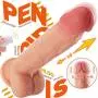 Thrusting Dildo Vibrator for G-spot Stimulation, Realistic Telescopic Penis with Rotation and Heating, Fondlove Wireless Automatic Anal Dildos Suction Cup Sex Toy for Women and Couples Thrusting Dildo Vibrator for G-spot Stimulation, Realistic Telescopic Penis with Rotation and Heating, Fondlove Wireless Automatic Anal Dildos Suction Cup Sex Toy for Women and Couples