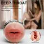 Or*al Ton*GUE Deep Throat Lip Sucking Toy Male Sucker Trainer Silicon Artificial Safe Real Vigina Pussy Male Man Sexy Underwear,Best Rated for Travel Gift -Party Gift-T-Shirt for Men