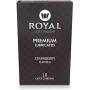 Royal Condoms - Strawberry Flavored and Scented – Ultra Thin Latex, Premium Lubricant, Organic, Vegan, Nitrosamine Free, Gluten Free, Non-Toxic, Cruelty Free, 10 Pack