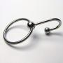 HuntGold Stainless Steel Cock Head Penis Ring Urethral Plug Erection Enhancer Delay Premature Ejaculation Dia. 28mm