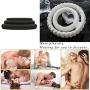 Super Soft Dual Silicone Penis Ring for Male Couple Cock Rings 100% Medical Grade Pure Silicone Set for Extra Stimulation-Better Sex Toy for Erection Enhancing Last Longer Orgasm - 4 pcs