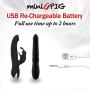 miniPIG 7x &quotinnovative" Premium Multi-speed Wand Hand-held Electric Love Wand, Wireless, Powerful, for Muscle Relaxation, Sensation and Recovery, Water Proof, Top Quality Silicone