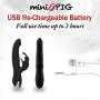 miniPIG 7x &quotinnovative&quot Premium Multi-speed Wand Hand-held Electric Love Wand, Wireless, Powerful, for Muscle Relaxation, Sensation and Recovery, Water Proof, Top Quality Silicone