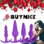Relax Toy Amal Plug Buttpluģ for Women Extremely Soft Anales Trainer Pleasure Toy Silicone Waterproof for Adult and Couple Play Purple Relax Toy Amal Plug Buttpluģ for Women Extremely Soft Anales Trainer Pleasure Toy Silicone Waterproof for Adult and Couple Play Purple
