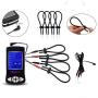 HBD-SM Estim Electro Stimulation Massager Set with 4 Accessories Incl. Stainless Steel Anal Plug/Analdildo & Cock Ring & Glove & Pads, E-Stim Electric Sex Toy for Women Men Couples