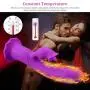 Thrusting Tongue Vibrator with Powerful Thrusting Actions 10 Vibration Modes for G Spot Clitoris Stimulation, UTIMI Waterproof Dildo G-spot Vibrator Personal Sex Toy for Women, Rechargeable Purple Thrusting Tongue Vibrator with Powerful Thrusting Actions 10 Vibration Modes for G Spot Clitoris Stimulation, UTIMI Waterproof Dildo G-spot Vibrator Personal Sex Toy for Women, Rechargeable Purple