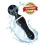 WAVEEJOI Mini Massager Vibrating Wand | Magic Wand Cordless | Vibrate Wand | Wand Massager Cordless | Mini Wand Massager | Handheld Wand Vibrator | Waterproof | Therapeutic Stress Relief | Travel Bag
