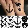 Yezunir 16 Sheets Geometric Cute Small Temporary Tattoos For Kids Arm Cranes Plane Anchor Maple Leaf Butterfly Heart Children Face Fake Tattoos Stickers Black Animals Star Line Art Waterproof Tatoos Yezunir 16 Sheets Geometric Cute Small Temporary Tattoos For Kids Arm Cranes Plane Anchor Maple Leaf Butterfly Heart Children Face Fake Tattoos Stickers Black Animals Star Line Art Waterproof Tatoos