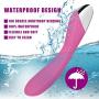 Wireless Personal Wand Massager, Cordless Rechargeable Waterproof Magic Mini Handheld Massager Powerful Multi-Speed Patterns Whisper Quiet Power Wand for Body Therapeutic